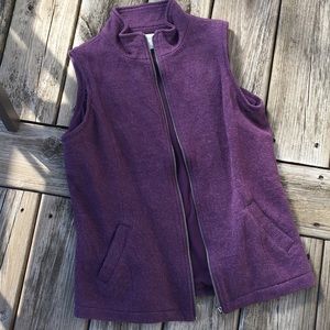 Coldwater Creek purple vest